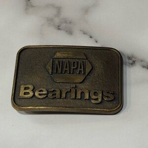 Napa Bearings Auto Parts Mechanical Automotive Car Vintage Belt Buckle